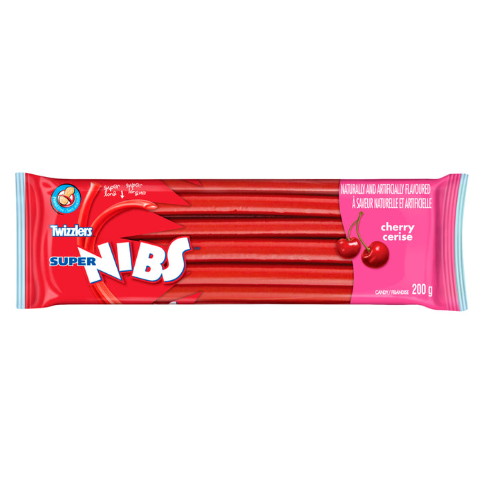 Twizzlers Super Nibs Candy Cherry, 200 g