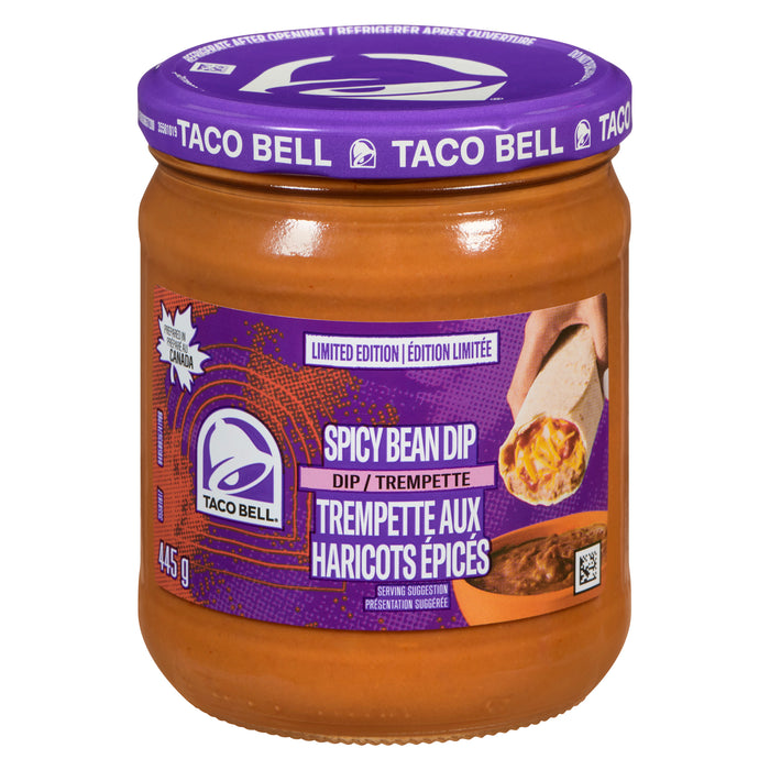 Taco Bell Spicy Bean Dip, 445 g