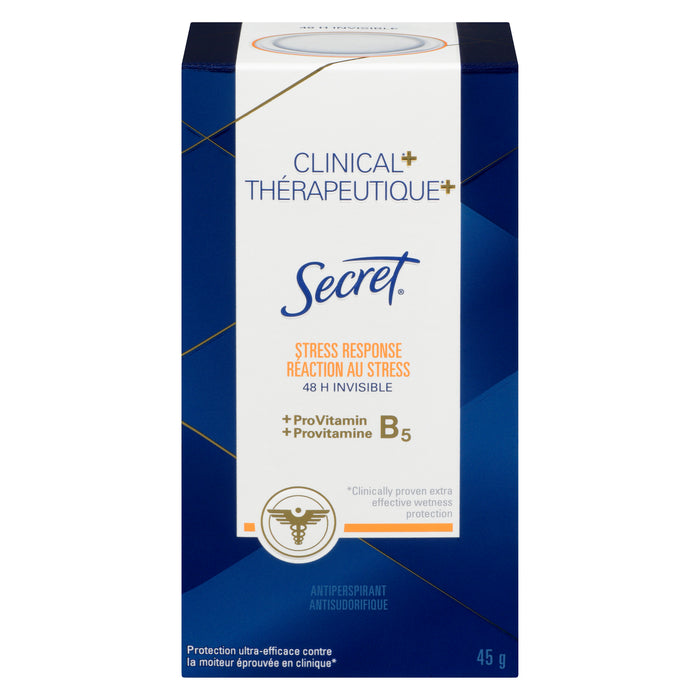 Secret Clinical+ Stress Response Antiperspirant Deodorant, 45 g