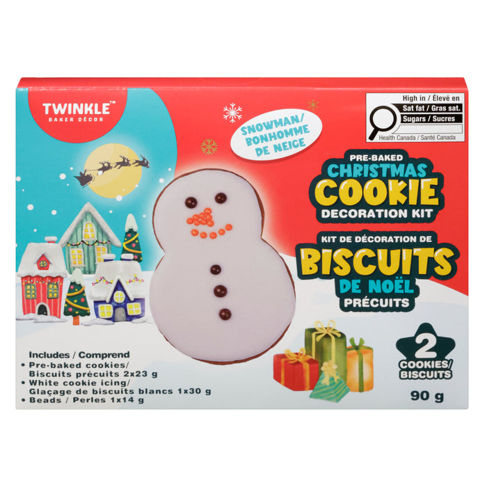 Trousse de décoration de biscuits précuits Twinkle Baker, 90 g, emb. de 2