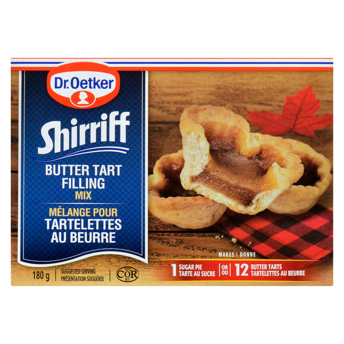 Dr. Oetker Shirriff Butter Tart Filling Mix, 180 g