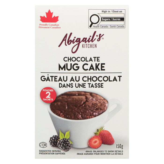 Gâteau au chocolat dans une tasse Abigail's Kitchen, 2 sachets, 150 g