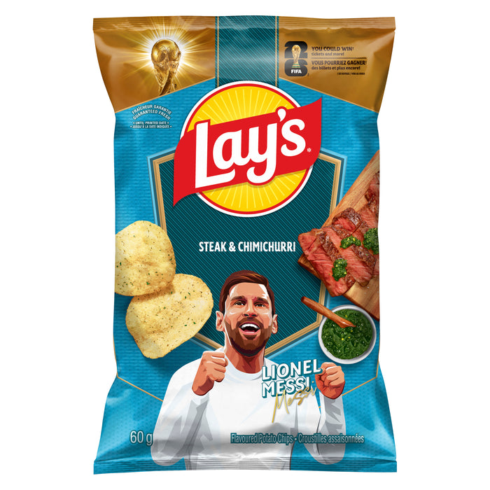 Croustilles Lay's Steak & Chimichurri, 60 g