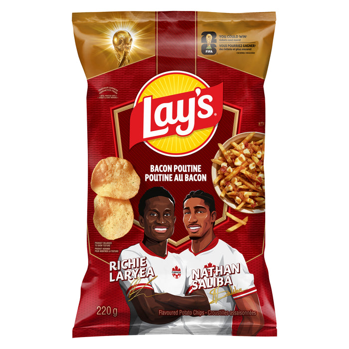 Croustilles Lay's Poutine au bacon, 220 g