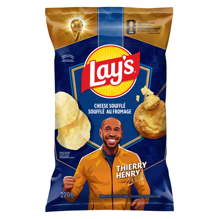 Lay's Potato Chips Cheese Soufflé, 220 g