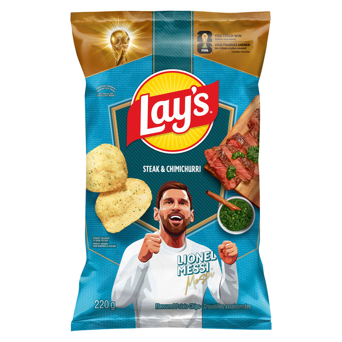 Lay's Steak & Chimichurri Chips, 220 g