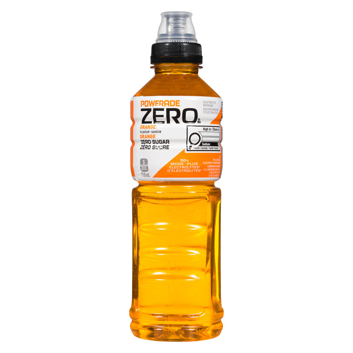 Powerade Zero Orange Electrolyte Sports Drink, 710 ml