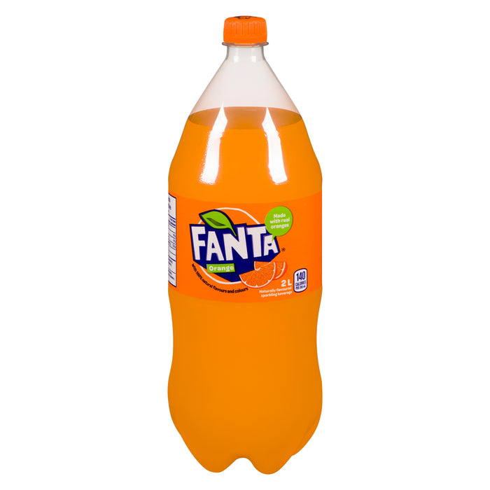 Fanta Sparkling Beverage Orange, 2 L