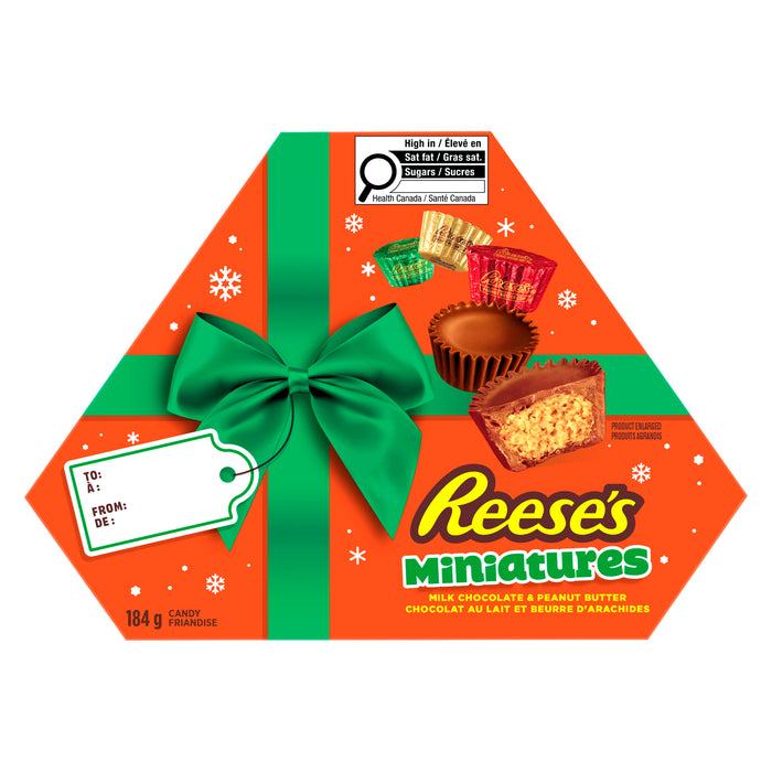 Reese's Miniatures Milk Chocolate & Peanut Butter Candy, 184 g