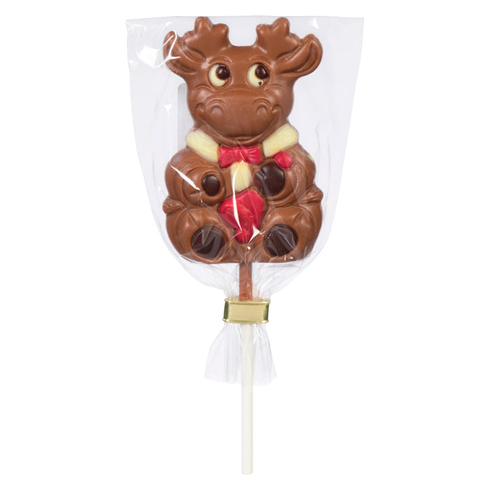Waterbridge Santa & Elk Chocolate Lolly, 35 g