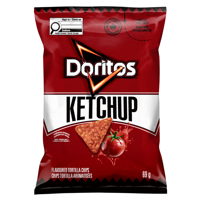 Doritos Tortilla Chips Ketchup, 69 g