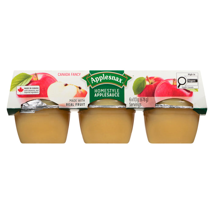 Applesnax Applesauce Homestyle 6pk. -  678g