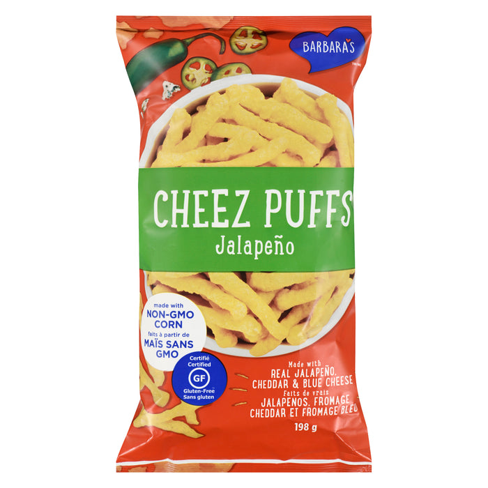 Barbara's Cheez Puffs Jalapeño, 198 g