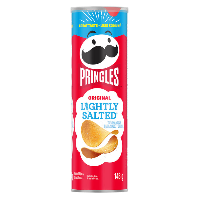 Pringles Original Lightly Salted Potato Chips, 148 g