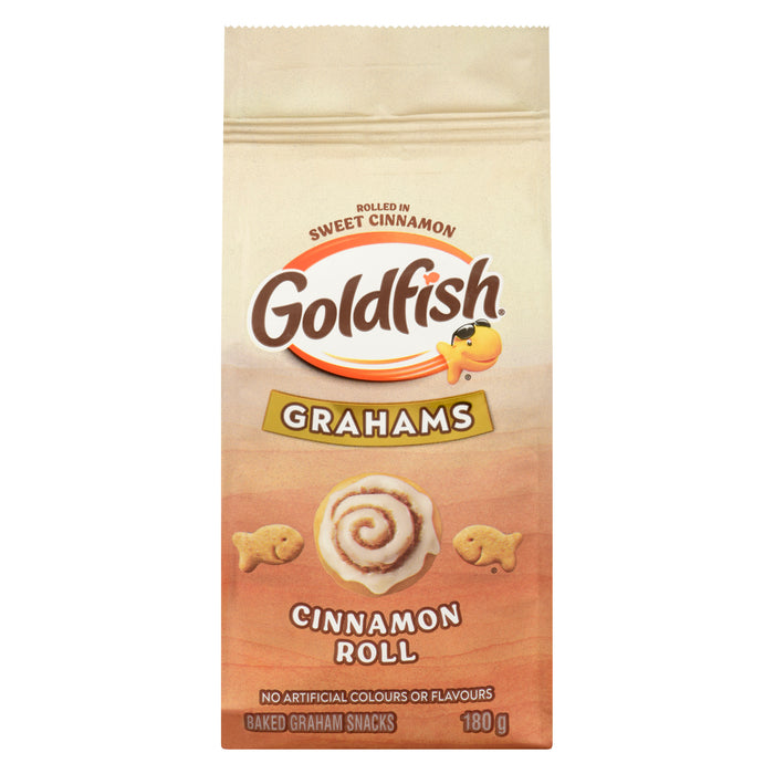 Goldfish Baked Graham Snacks Cinnamon Roll, 180 g