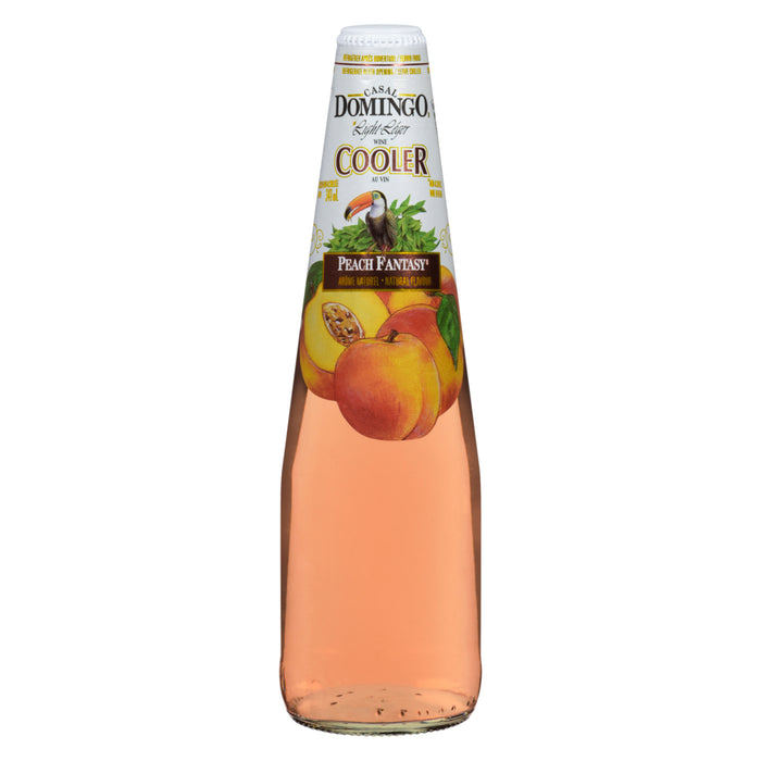 Casal Domingo Boisson Non-Alcoolisée au Vin Léger Cooler au Vin Peach Fantasy, 341 ml