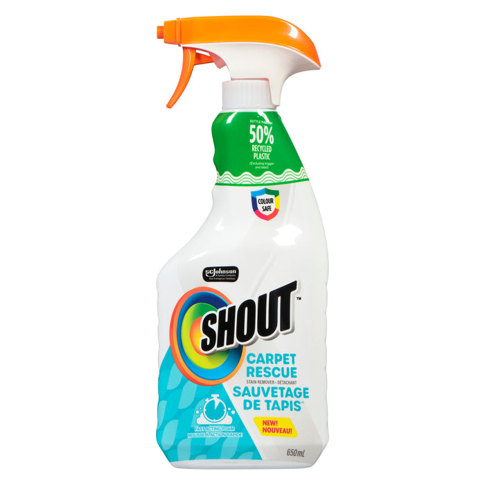 Détachant sauvetage de tapis Shout, 650 ml