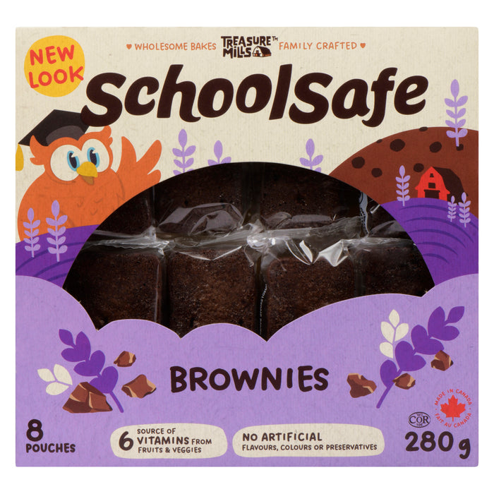 School Safe Brownies, 280 g, 8-Pack