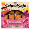 School Safe Mini Loaves Birthday Cake, 8-Pack, 280 g