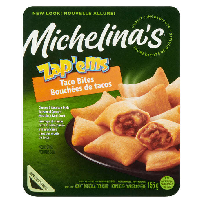 Bouchées de tacos Zap'ems Michelina's – 156 g
