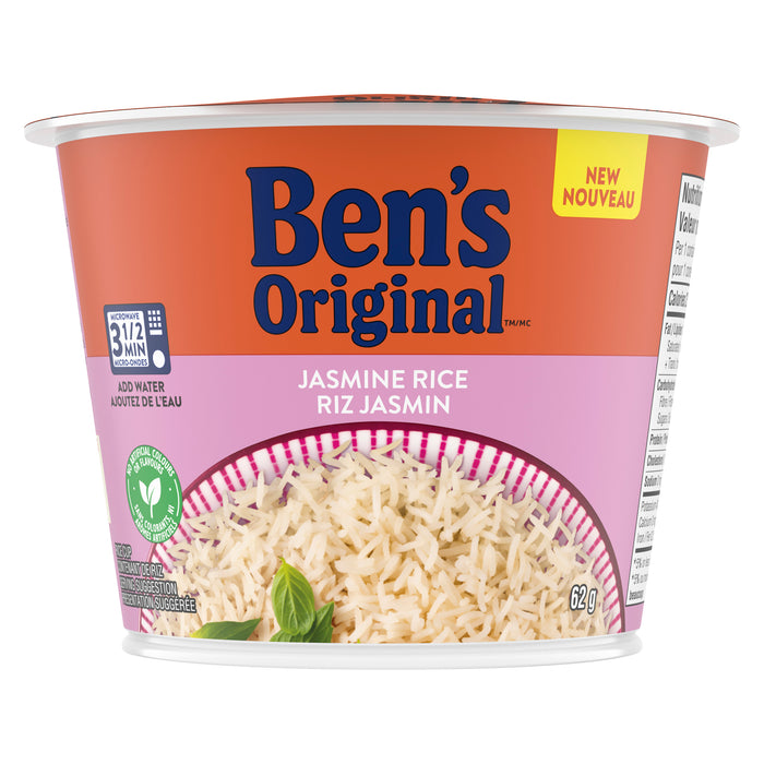 Riz au jasmin en coupe individuelle Ben's Original – 62 g