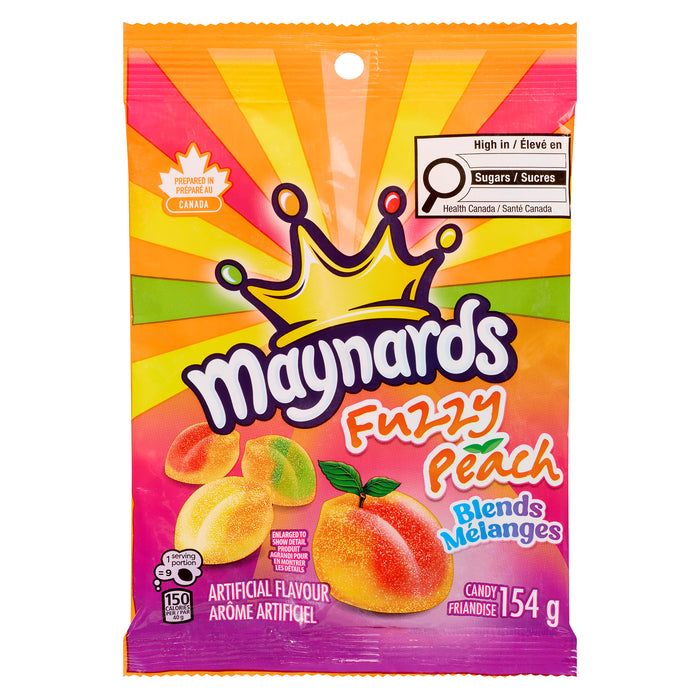Maynards Candy Fuzzy Peach Blends, 154 g