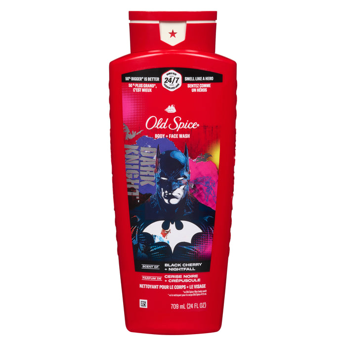 Old Spice Dark Knight Body & Face Wash, 709 ml