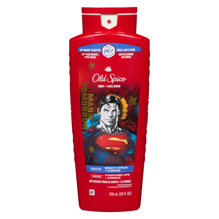 Nettoyant pour le corps et le visage Old Spice Superman, 709 ml