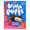 Biscuits à la guimauve et à la framboise à l'enrobage chocolaté Viva Puffs - 300 g