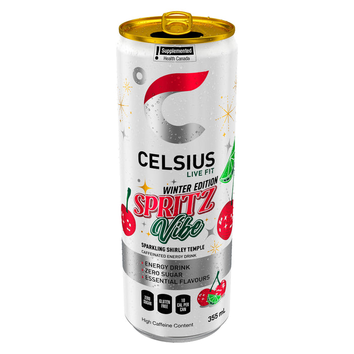 Celsius Sparkling Shirley Temple Energy Drink, 355 ml