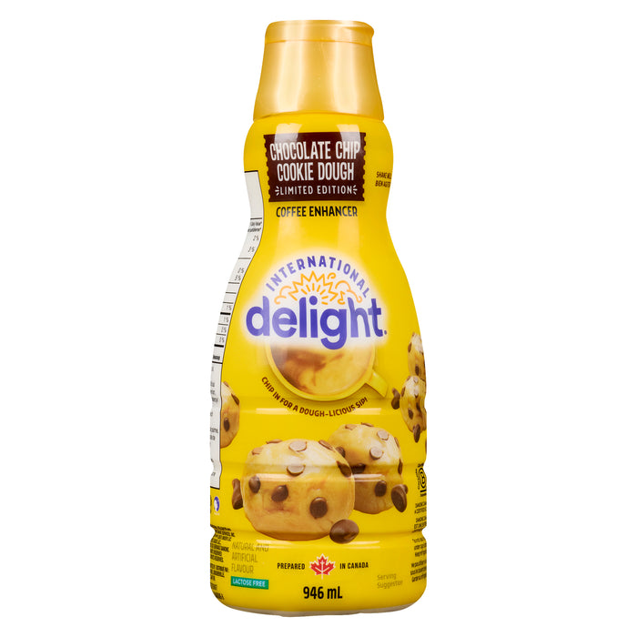 Rehausseur de café pâte à biscuits aux pépites de chocolat International Delight, 946 ml