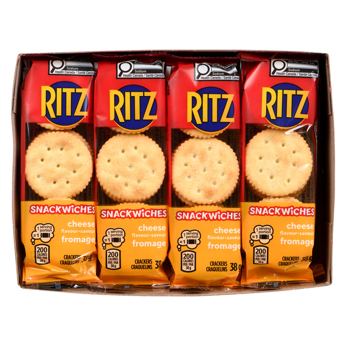 Christie Ritz Craquelins Saveur de Fromage, Emballage de 8, 38 g