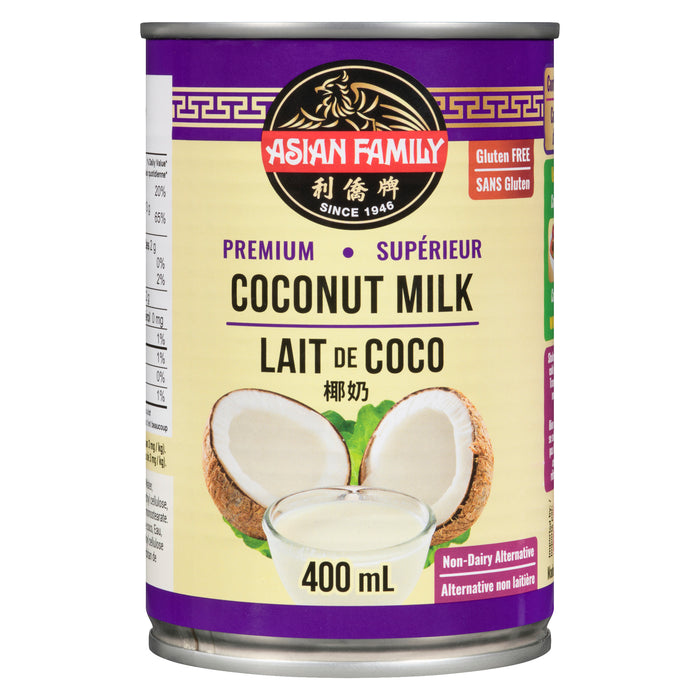 Asian Family Premium Coconut Milk, 400 ml