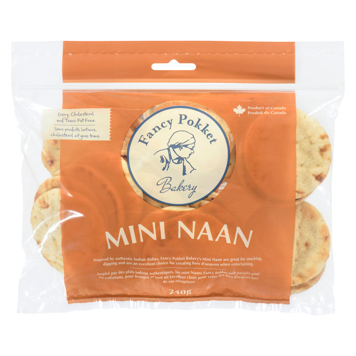Mini naan Fancy Pokket Bakery, 240 g