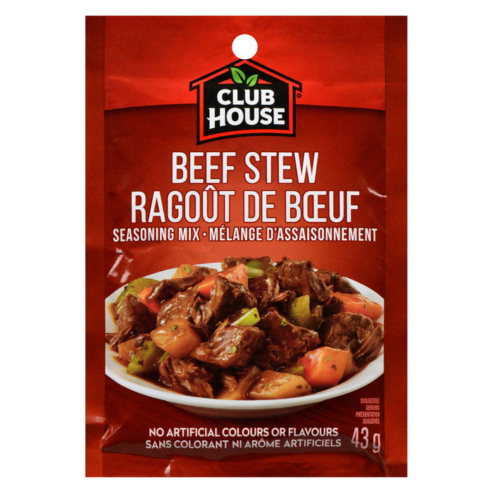 Club House Beef Stew Seasoning Mix - 43g