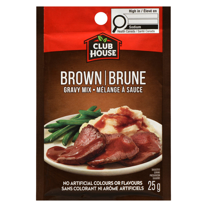 Mélange à sauce brune Club House - 25 g