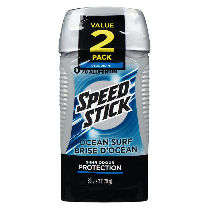 Déodorant en bâton Speedstick Ocean Surf pour hommes, ens. de 2  85 g