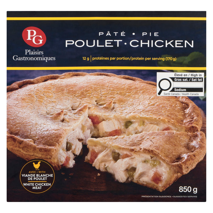 Plaisirs Gastronomiques Pie Chicken, 850-g