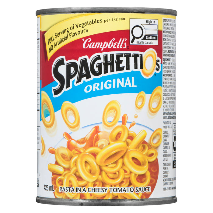 Pâtes Spaghettios Original avec sauce tomate au fromage de Campbell's - 425ml