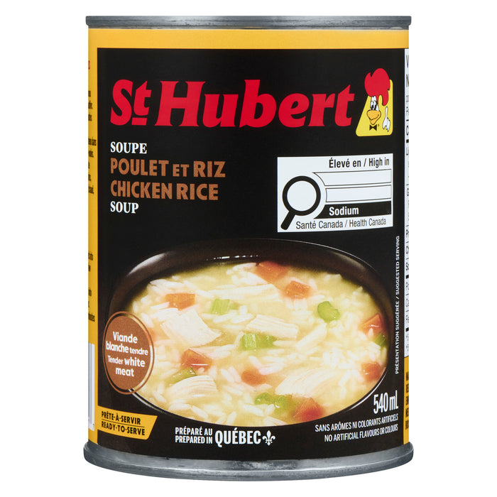 St-Hubert Soupe Poulet et Riz, 540 ml