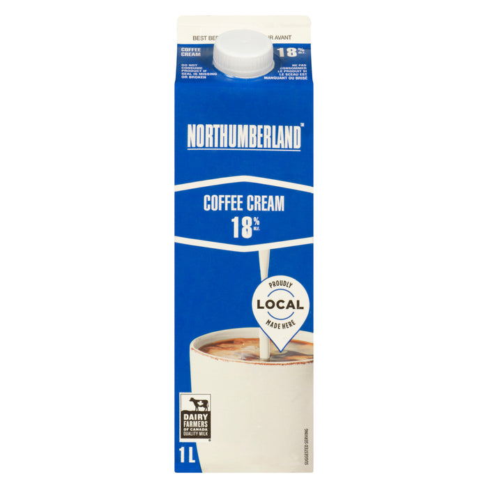 Northumberland Coffee Cream 18% M.F. 1-L