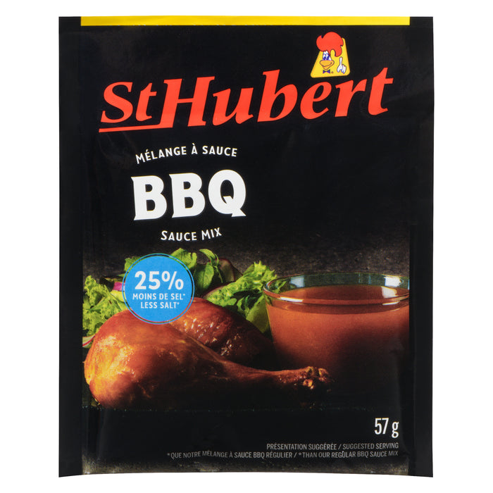 St Hubert Mélange à Sauce BBQ, 25 % Moins de Sel, 35 g
