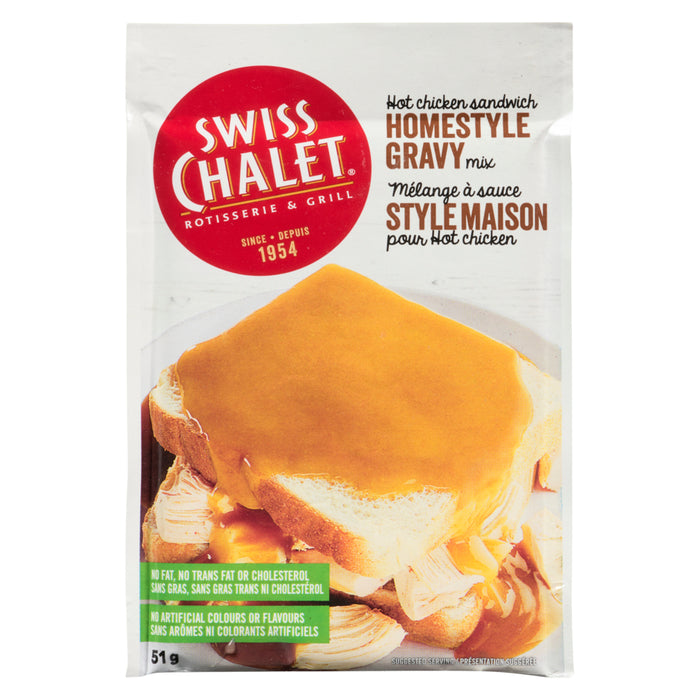 Mélange à sauce style maison pour sandwich chaud au poulet Swiss Chalet - 51 g