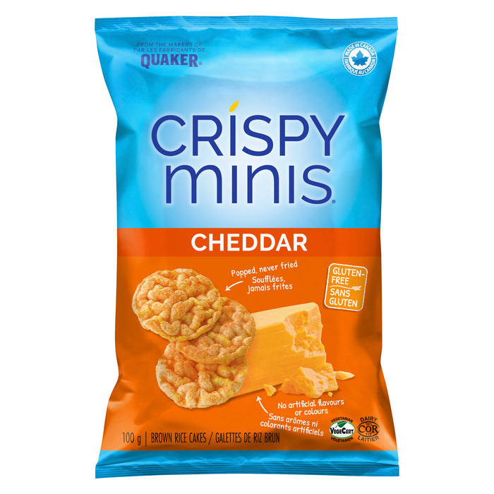 Croustilles à saveur de cheddar Crispy Minis - 100 g