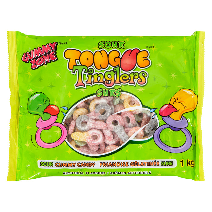 Bonbons surs Tongue Tinglers Gummy Zone - 1 kg