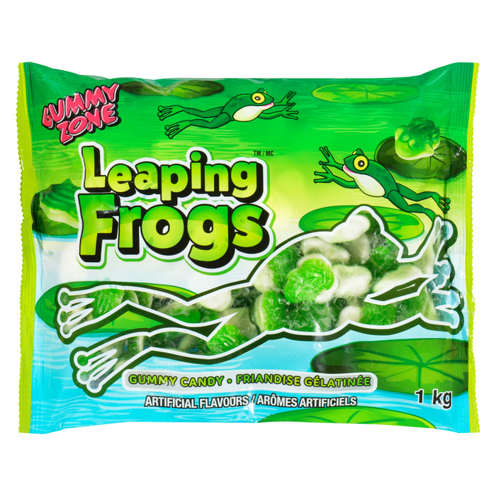 Gummy Zone Leaping Frogs - 1kg
