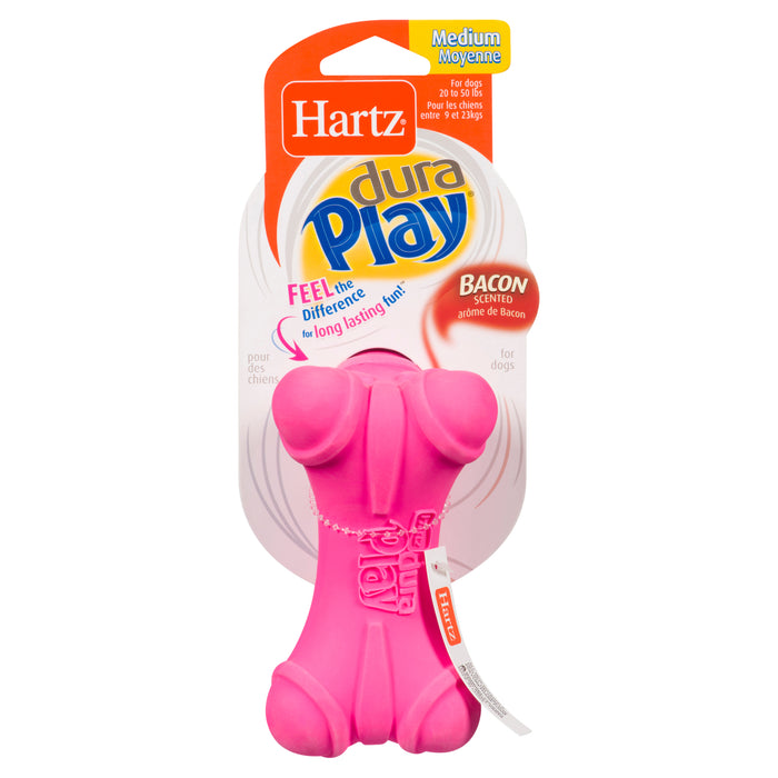 Hartz Dura Play Os de Moyenne Taille pour des Chiens Arôme de Bacon