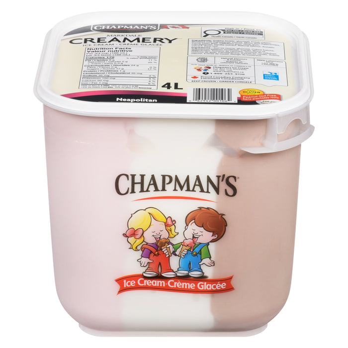 Chapman's Markdale Creamery Crème Glacée Napolitaine, 4 L