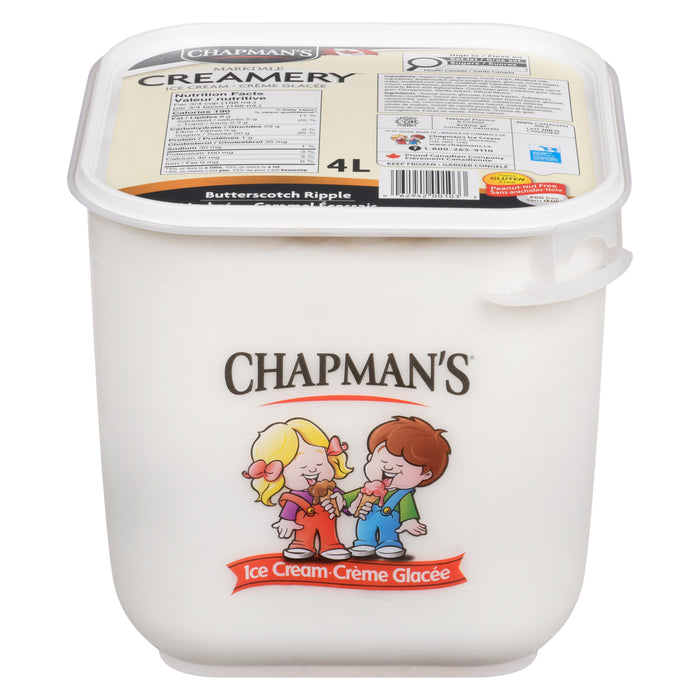 Chapman's Butterscotch Ripple Ice Cream, 4-L