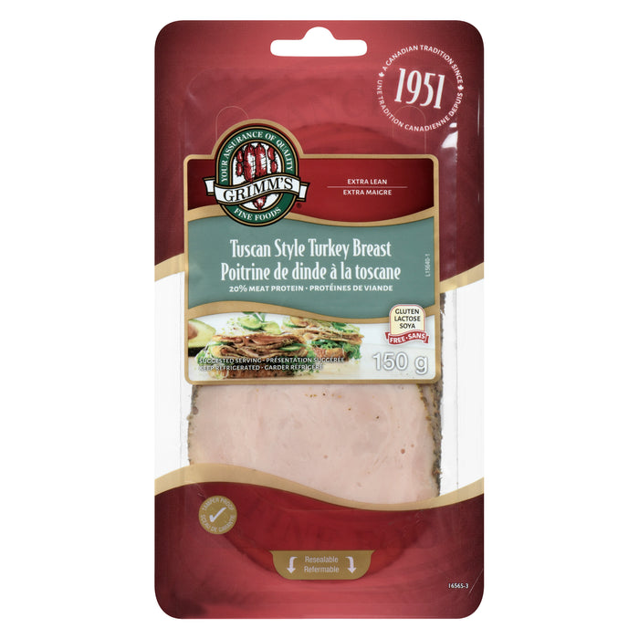 Grimm's Fine Foods poitrine de dinde à la Toscane extra maigre, 150 g